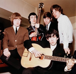 Brian Jones, Bill Wyman, Charlie Watts, Keith Richards and Mick Jagger in June 1964