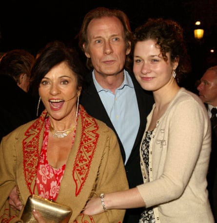 Mary Nighy with her mother,Diana Quick, and father, Bill Nighy in Paris in 2003 for the French premiere of Love Actually