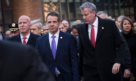 Andrew Cuomo, left, and Bill De Blasio, right, frequently butted heads when they were both in office.