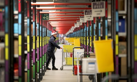 The Amazon warehouse in Fife