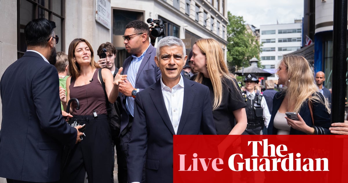 Labour needs to pick things up' after a tough' first year, says Sadiq Khan UK politics live