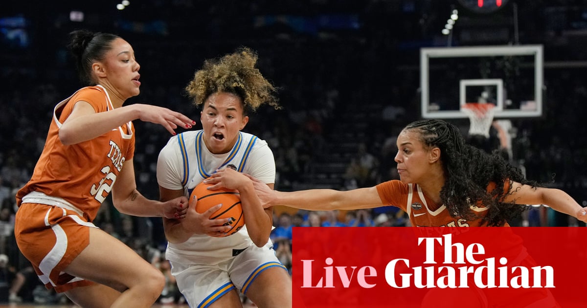 NCAA women’s Final Four: UCLA face Texas; South Carolina shock UConn – live updates