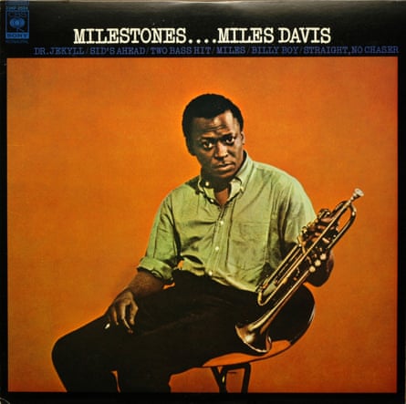 The cover of Milestones by Miles Davis.