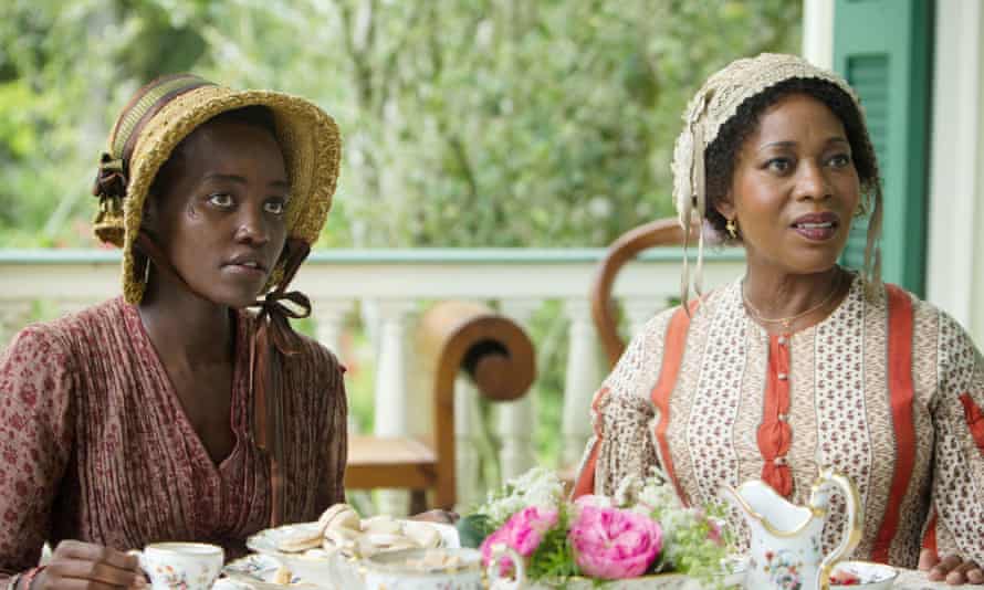 With Lupita Nyong’o in 12 Years a Slave.