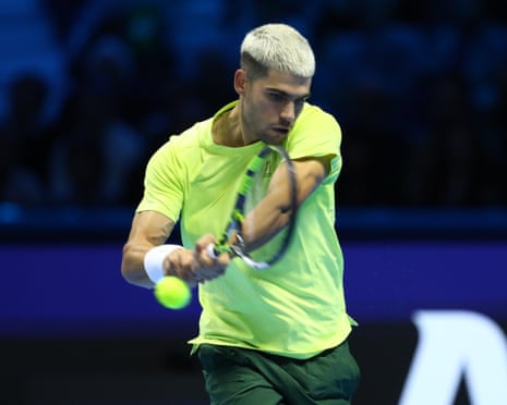 Carlos Alcaraz up and running at ATP Finals with win over Alex de Minaur | ATP Finals | The Guardian