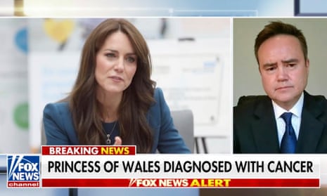 How the ​story of the princess’s ​illness was reported on Fox News in the US.