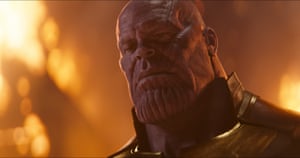 Josh Brolin as Thanos in Avengers: Infinity War.