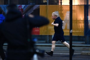 Tory conference: Sunak rejects Truss’s suggestion government has no responsibility for food supply 6 Boris Johnson going for a run in Manchester this morning.