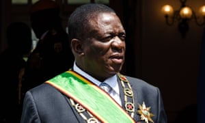 Zimbabwe’s President Emmerson Mnangagwa.