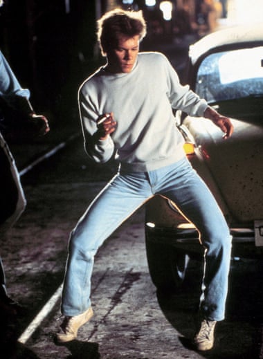 Kevin Bacon dancing successful  Footloose (1984)