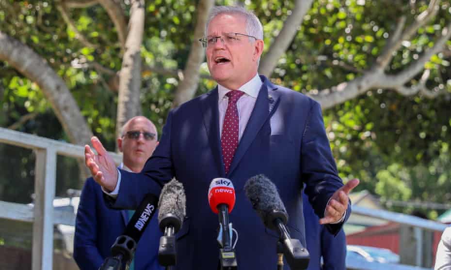 Prime minister Scott Morrison