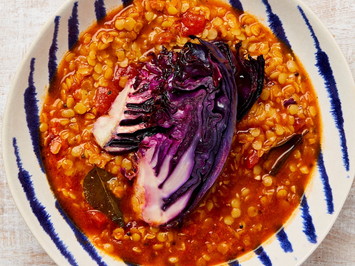 Meera Sodha S Vegan Recipe For Lentil Rasam With Roast Red Cabbage Food The Guardian Meera Sodha S Vegan Recipe For Lentil Rasam With Roast Red Cabbage Food The Guardian