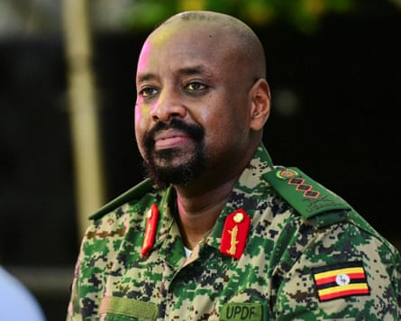 Muhoozi Kainerugaba, the son of Uganda’s president, Yoweri Museveni