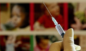 Syringe and needle.