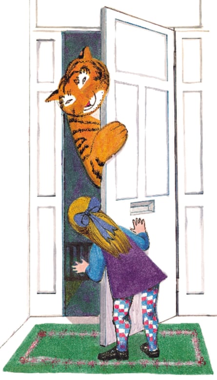 Illustration from The Tiger Who Came To Tea book