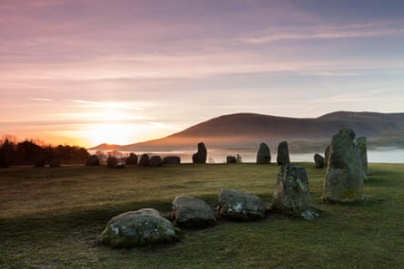Castlerigg stone circle in the Lake District, Cumbria.