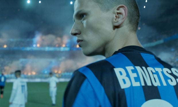The actor Erik Enge playing the part of the former Internazionale footballer Martin Bengtsson in the film Tigers.