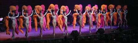 Former cast members from the show Jubilee! performing at a benefit show in 2017.