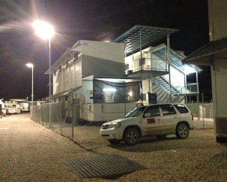 Inside the regional processing centre (RPC1) in Nauru, in 2014