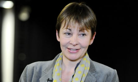 Green party co-leader Caroline Lucas