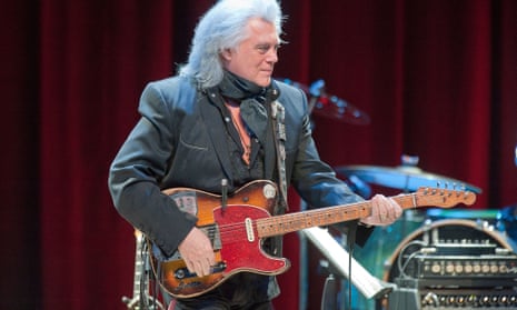 Marty Stuart plays at the Late Night Jam Live in Nashville, Tennessee in June.
