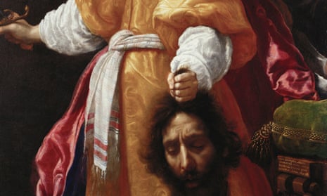 A detail from Judith with the Head of Holofernes by Cristofano Allori, in Masterpieces from Buckingham Palace.