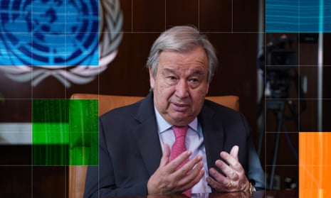 The UN secretary general, António Guterres