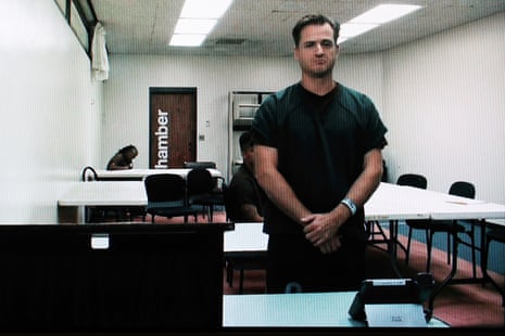 a man stands in a room