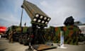 Samp/T air defence system on display. Italy is to send another of the surface to air missile batteries to Ukraine