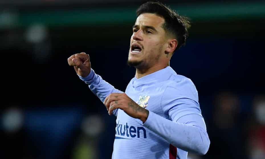 Aston Villa agree Philippe Coutinho loan from Barcelona with buy option | Aston Villa | The Guardian