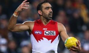 Adam Goodes Returns Swans Lose To Cats But Afl Scores A Goal Against Racism Sport The Guardian