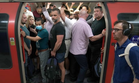 Crowded commuter tube