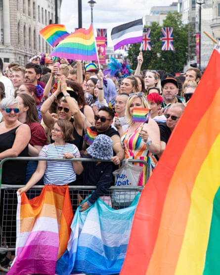 Pride in London, 2022 on a British summer day.