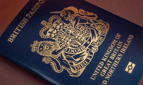 The new blue British passport