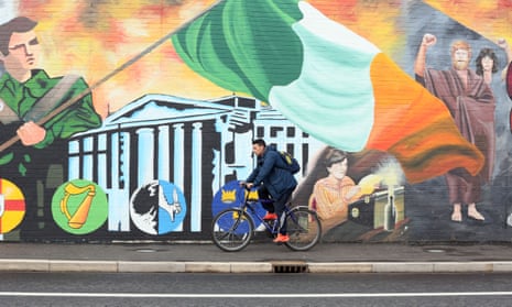 A mural on the Falls Road, west Belfast
