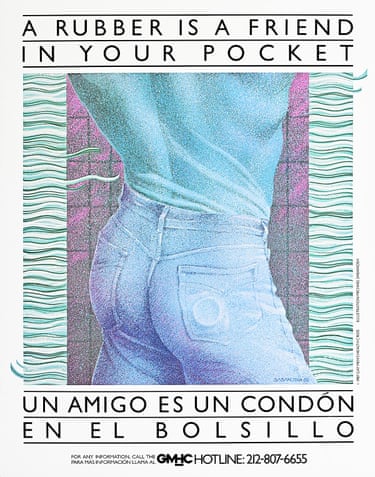 Illustration of jeans with condom in pocket