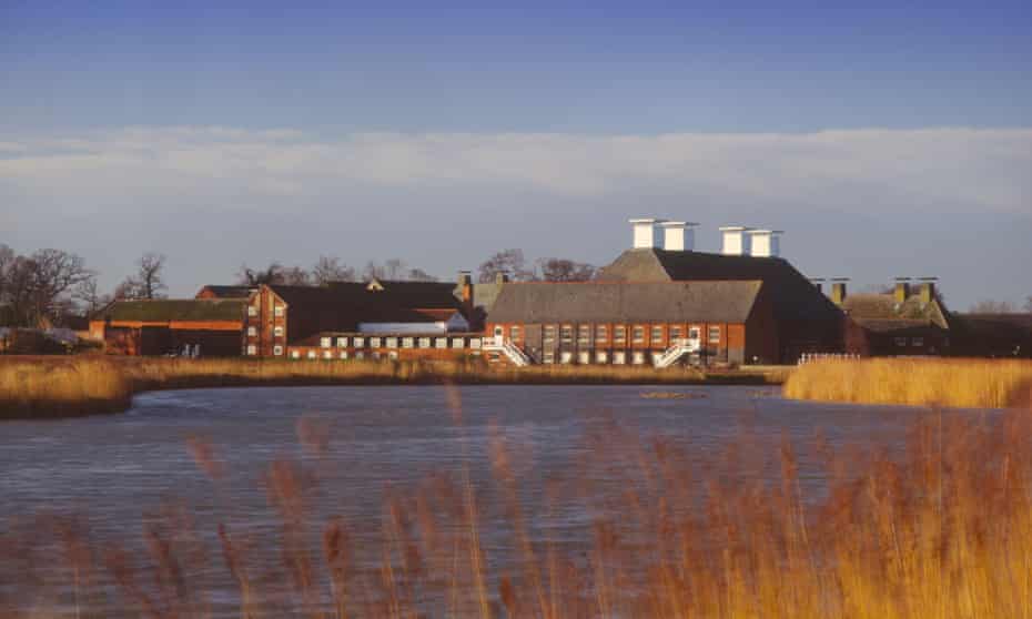 Snape Maltings, the home of the annual Aldeburgh festival in Suffolk. Derek Sugden oversaw the work on the innovative concert hall, which was opened to much acclaim in 1967.