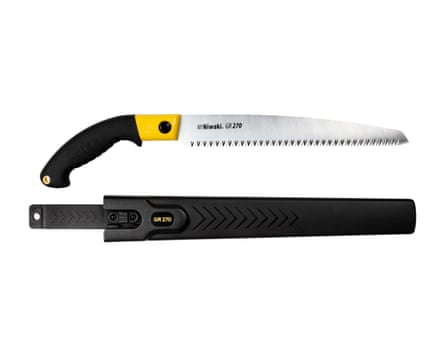 A Niwaki GR 270 Pruning Saw and sheath
