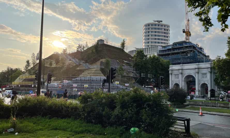 'Originally we wanted it to cover the arch'… Marble Arch Hill.