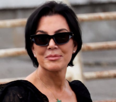 Kris Jenner in black shades