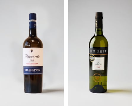 Valdespino Inocente (left) and Tio Pepe fino.