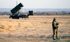 Patriot missiles at Rzeszów-Jasionka airport.