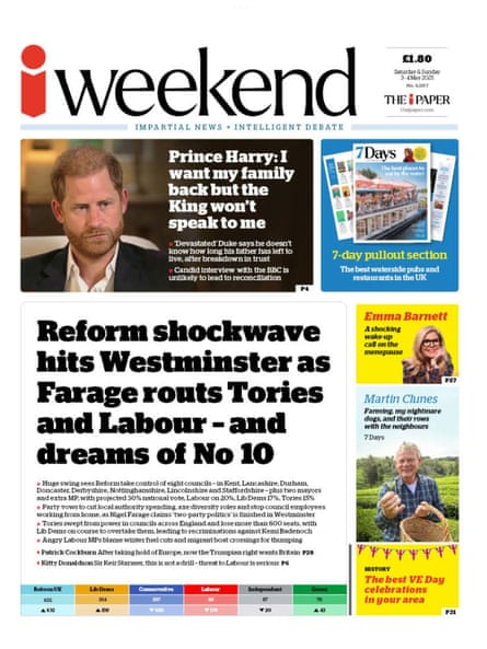 i front page, 3 May