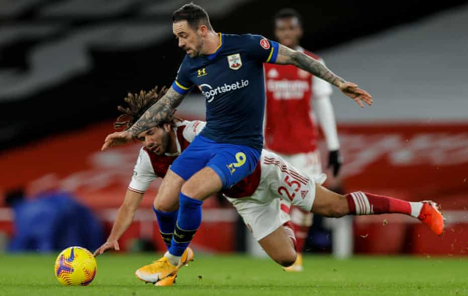 Danny Ings, seen here against Arsenal in December, could return for Southampton after testing positive for Covid.