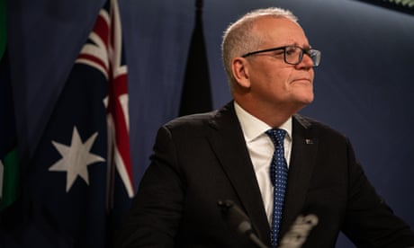 Former prime minister and federal Member for Cook Scott Morrison speaks to media during a press conference in Sydney, Wednesday, August 17, 2022.
