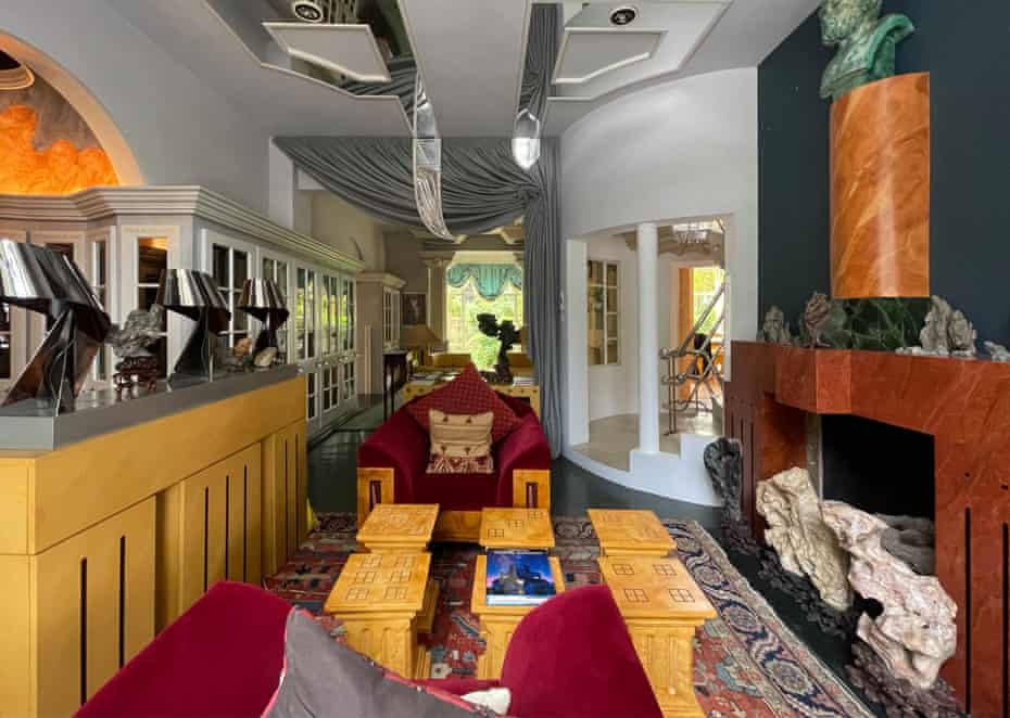 Nothing in the background … Jencks admitted the house was ‘quite frankly really ugly in parts’.