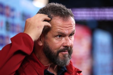Andy Farrell cuts a frustrated figure after the Lions’ underwhelming display against the Waratahs