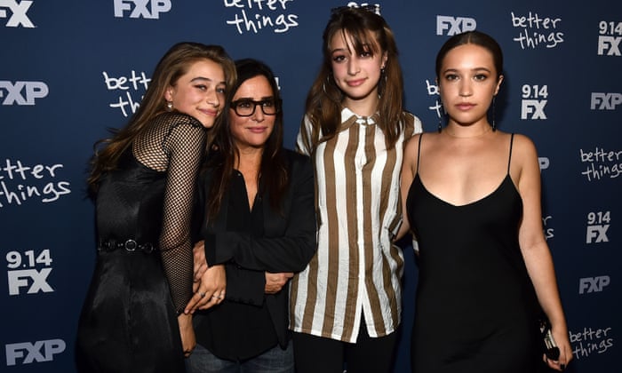 with her Sisters and Mother
