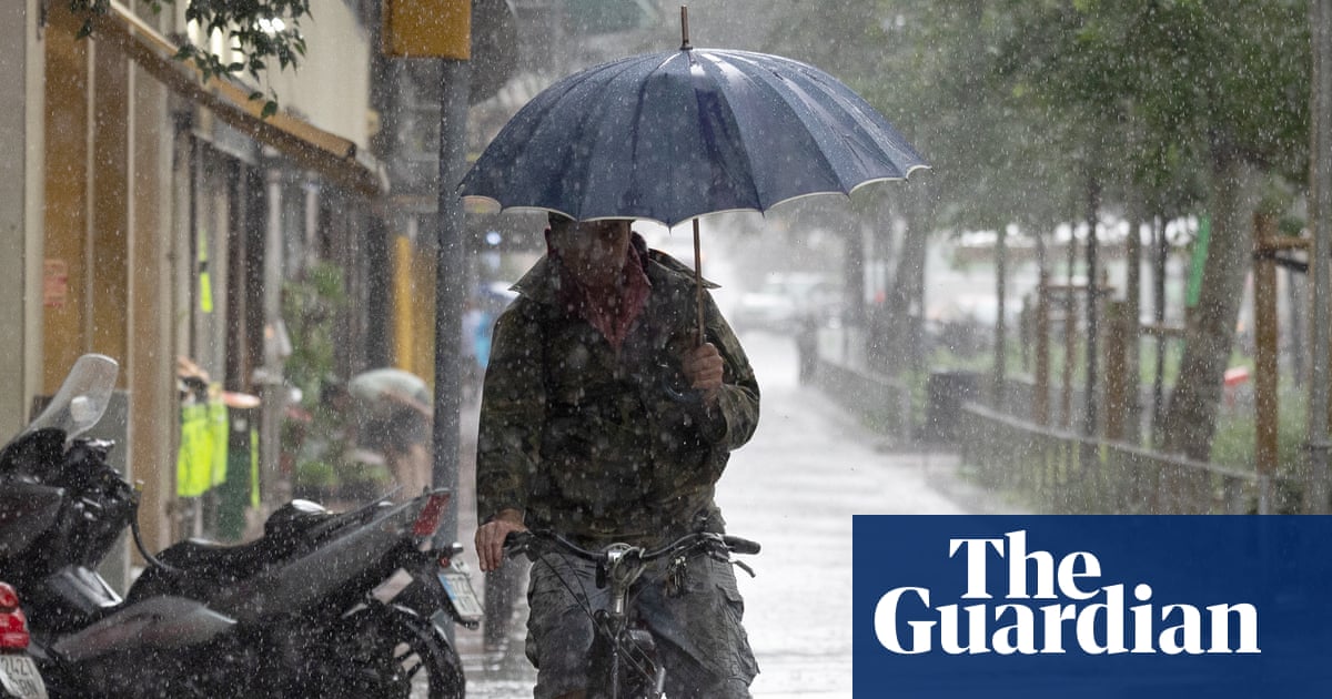 Torrential rain and flood risk forecast for eastern Spain