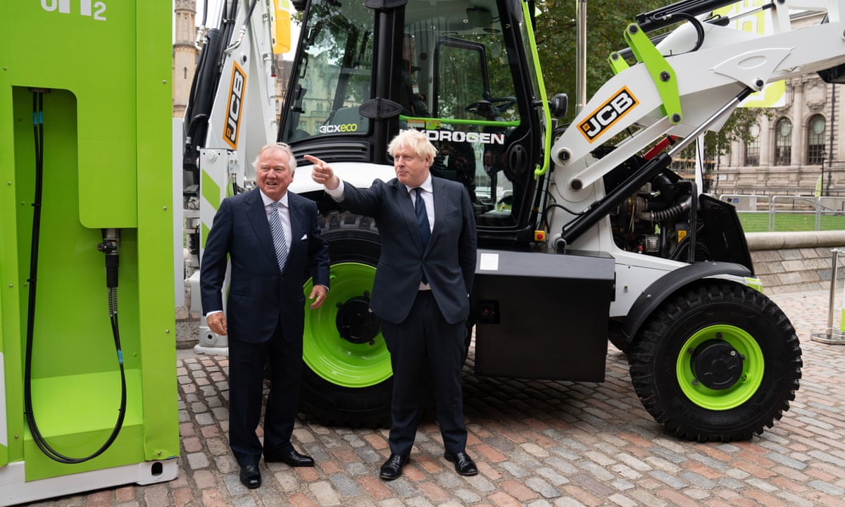 JCB signs deal to import 'green' hydrogen from Australia to UK | JCB | The  Guardian